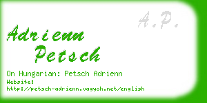 adrienn petsch business card